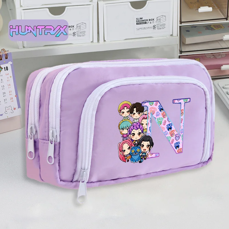 Сумка-карандаш Demon Hunters Kpop с милым мультяшным буквенным принтом A-z, чехол для ручки, украшение, сумка для хранения канцелярских принадлежностей, школьные аксессуары для девочек и мальчиков
Сумка-карандаш Demon Hunters Kpop с милым мультяшным буквенным принтом A-z, чехол для ручки, украшение, сумка для хранения канцелярских принадлежностей, школьные аксессуары для девочек и мальчиков