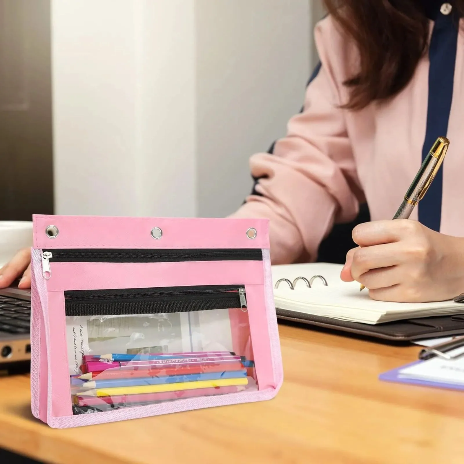 1pc Multi-Pocket Expanding Document Organizer, Zippered File Folder, Large Capacity for Papers, Portable, Office & Travel Use
1pc Multi-Pocket Expanding Document Organizer, Zippered File Folder, Large Capacity for Papers, Portable, Office & Travel Use