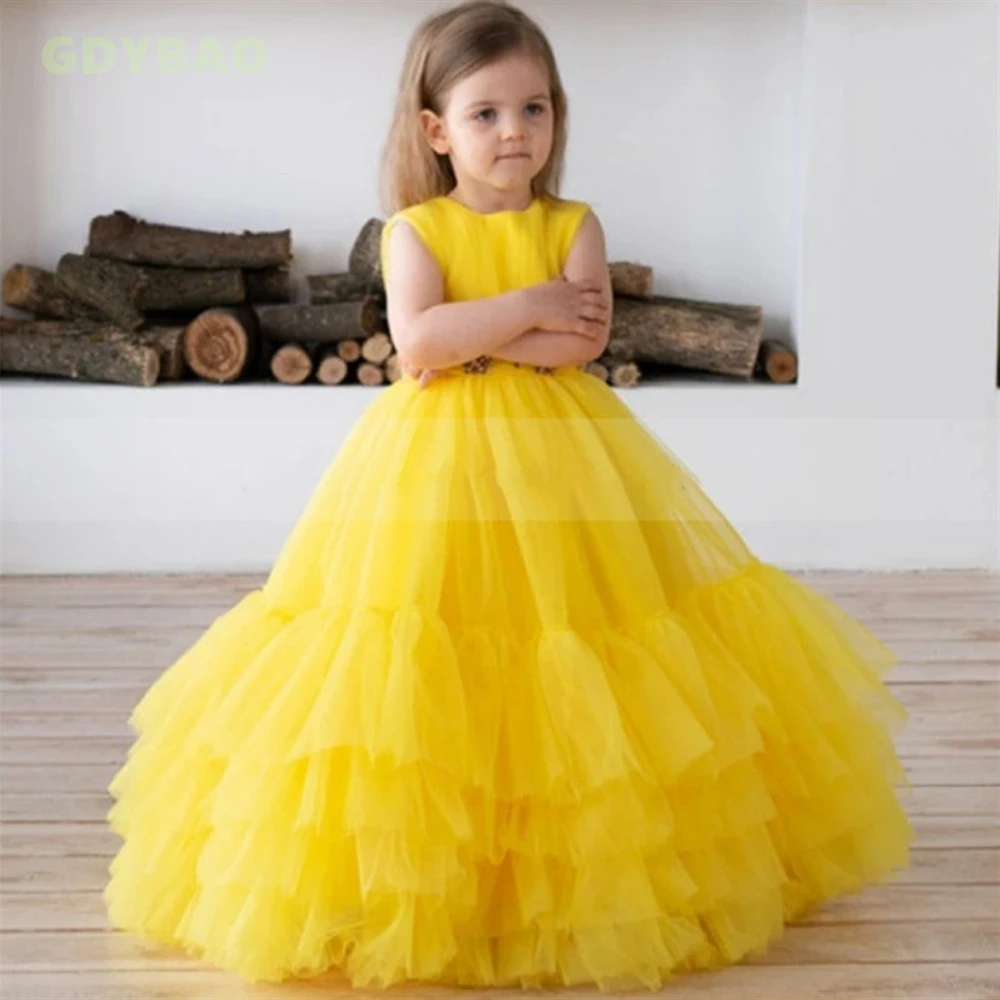Princess Flower Girl Dress For Wedding Baby Child Sleeveless Butterfly Tulle Ball Gowns First Holy Communion Birthday Party Wear
Princess Flower Girl Dress For Wedding Baby Child Sleeveless Butterfly Tulle Ball Gowns First Holy Communion Birthday Party Wear