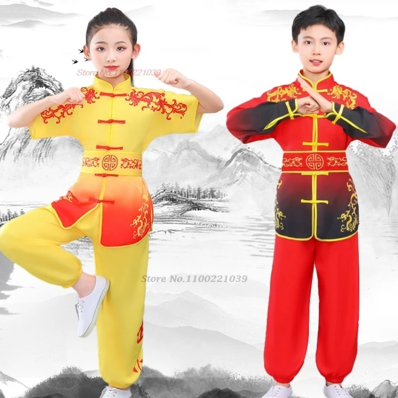 2025 chinese children wushu kung fu clothing gradient color flower martial arts wing chun tai chi set training exercise practice
2025 chinese children wushu kung fu clothing gradient color flower martial arts wing chun tai chi set training exercise practice