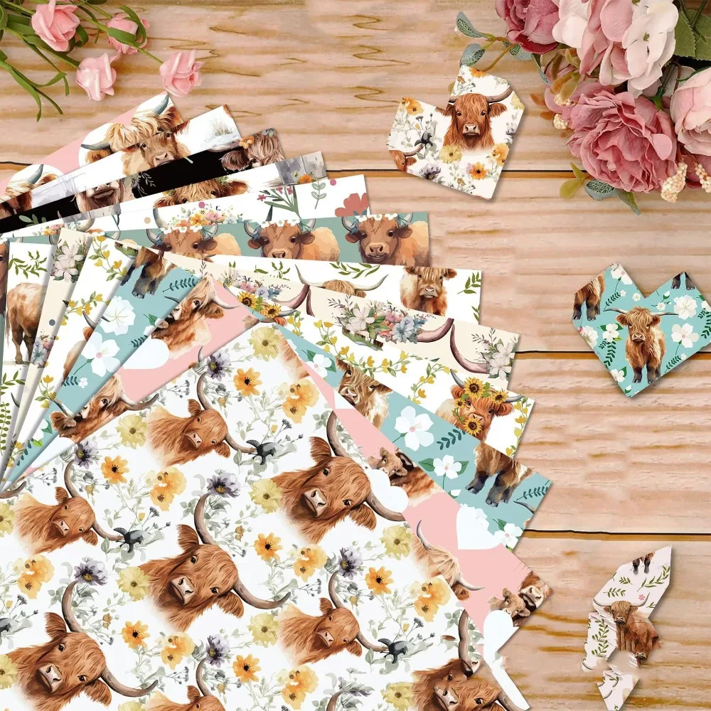 Holiday Gift Wrapping Paper Highland Cow Highland Cattle Creative Decoration Scrapbooking Background Paper
Holiday Gift Wrapping Paper Highland Cow Highland Cattle Creative Decoration Scrapbooking Background Paper