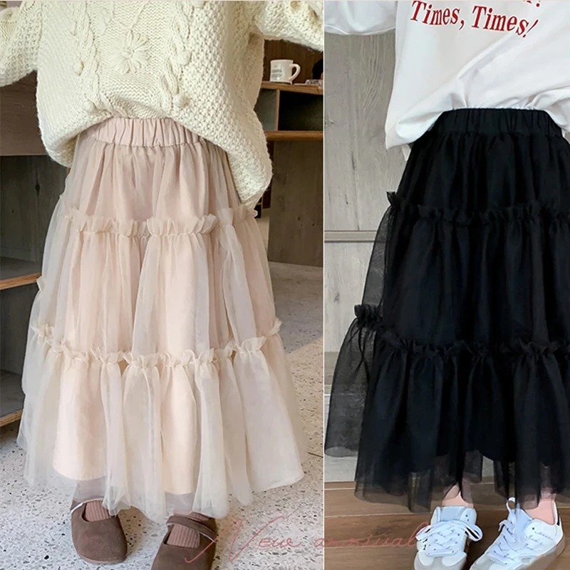 Spring Girls' Skirts Children's Trendy Versatile Large Skirt Hem Gauze Skirts Medium And Small Girls Fluffy Mesh Half Skirt
Spring Girls' Skirts Children's Trendy Versatile Large Skirt Hem Gauze Skirts Medium And Small Girls Fluffy Mesh Half Skirt