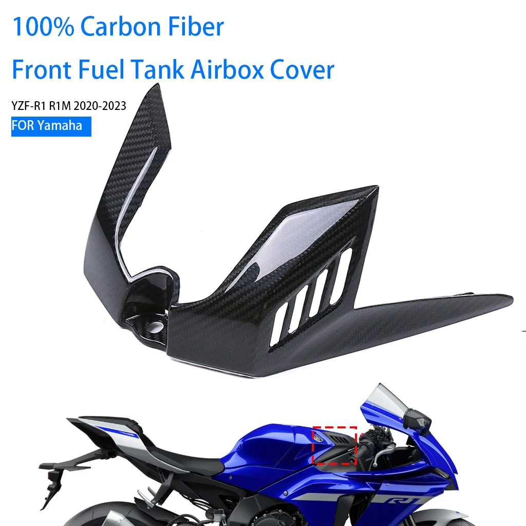 For Yamaha YZF-R1 R1M 2020-2023 Motorcycle Accessories 100% 3K Carbon Fiber Front Fuel Tank Guard Airbox Cover Fairing Protector
For Yamaha YZF-R1 R1M 2020-2023 Motorcycle Accessories 100% 3K Carbon Fiber Front Fuel Tank Guard Airbox Cover Fairing Protector