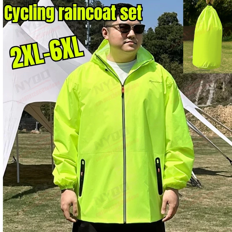 raincoat rain pants suit fattened and enlarged men's summer take away cycling full body rainstorm proof outdoor split rain suit
raincoat rain pants suit fattened and enlarged men's summer take away cycling full body rainstorm proof outdoor split rain suit