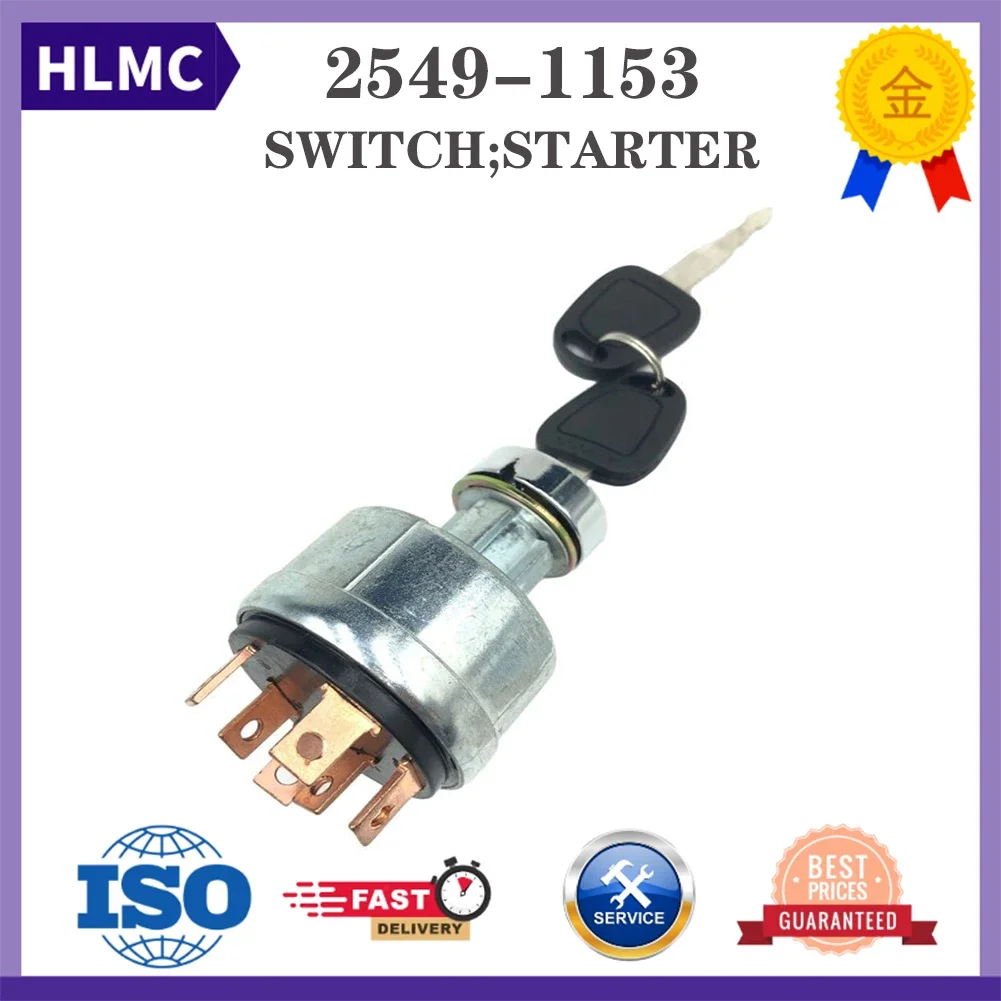 DH55 DH170 DH250 DH340 DH400 Выключатель зажигания и стартера Doosan 2549-1152 2549-1153 301419 -00106 К 1001858 549-00110A К 1001654
DH55 DH170 DH250 DH340 DH400 Выключатель зажигания и стартера Doosan 2549-1152 2549-1153 301419 -00106 К 1001858 549-00110A К 1001654