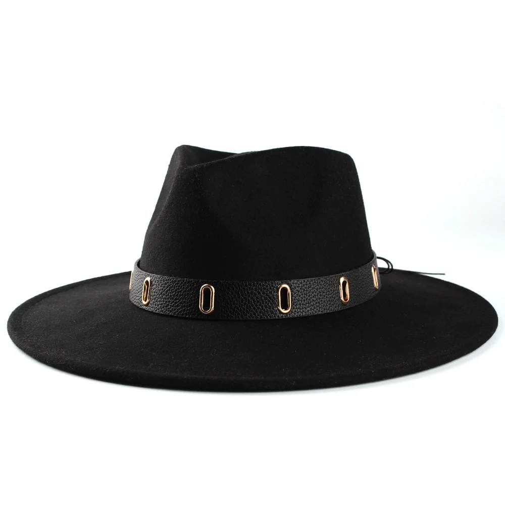 Fashion Wide-brimmed Felt Hat For Autumn And Winter, Suitable For Commuting, Versatile Wool Hat, Gentleman's Top Hat
Fashion Wide-brimmed Felt Hat For Autumn And Winter, Suitable For Commuting, Versatile Wool Hat, Gentleman's Top Hat
