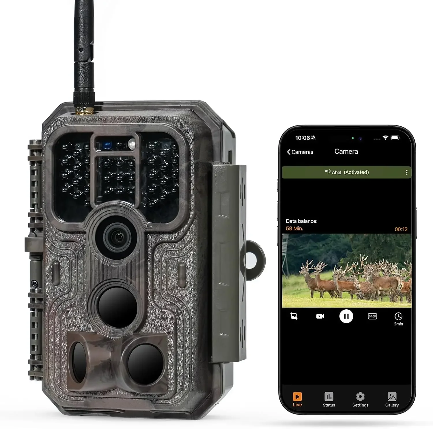 P200 WiFi Trail Camera, 64MP Photo, 1296p Video, Bluetooth App Control, 0.1s Detection, No-Glow Night Vision 100ft, Wildlife
P200 WiFi Trail Camera, 64MP Photo, 1296p Video, Bluetooth App Control, 0.1s Detection, No-Glow Night Vision 100ft, Wildlife