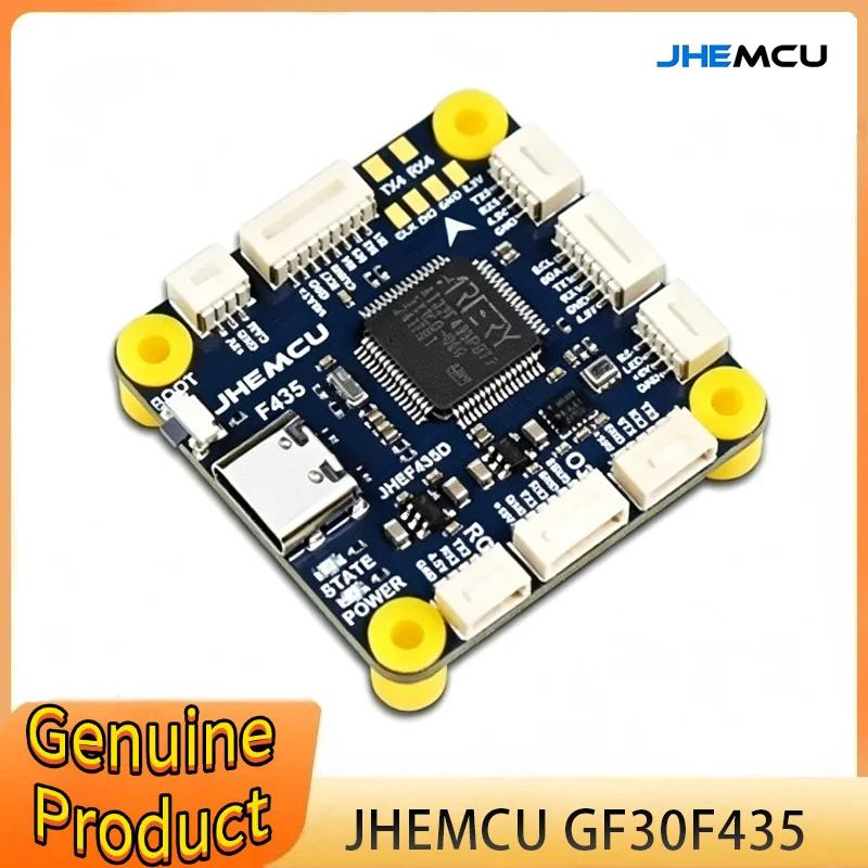 JHEMCU GF30F435 Flight Controller ICM42688P Support OSD GPS Black Box 16M Barometer SPL06 3-6S LIPO 30.5Mx4M for RC FPV Drone
JHEMCU GF30F435 Flight Controller ICM42688P Support OSD GPS Black Box 16M Barometer SPL06 3-6S LIPO 30.5Mx4M for RC FPV Drone