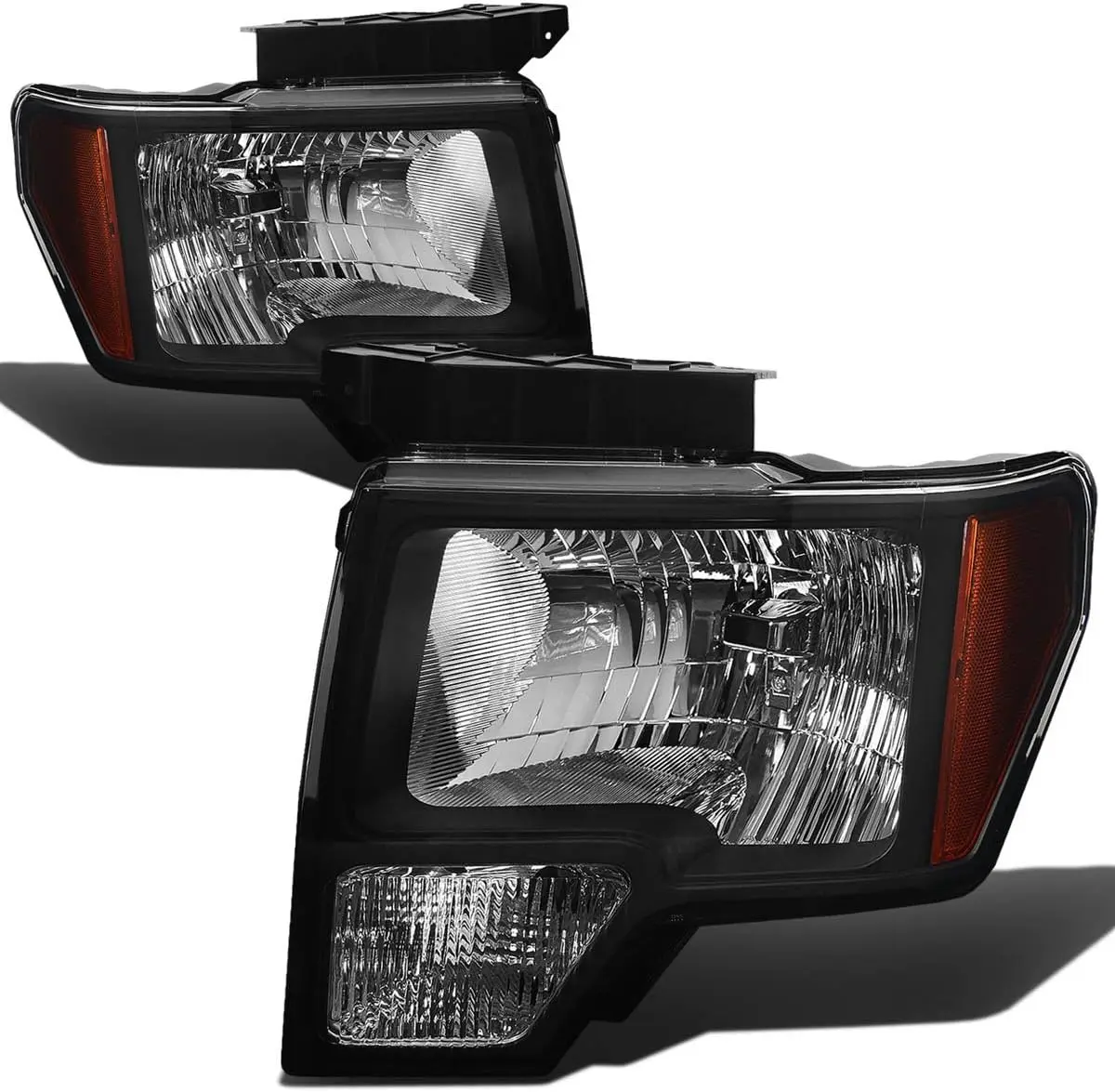 Headlight Assembly Compatible with 2009 2010 2011 2012 2013 2014 Ford F150 12th Gen, Headlamps Replacement with Signal Lights, D
Headlight Assembly Compatible with 2009 2010 2011 2012 2013 2014 Ford F150 12th Gen, Headlamps Replacement with Signal Lights, D