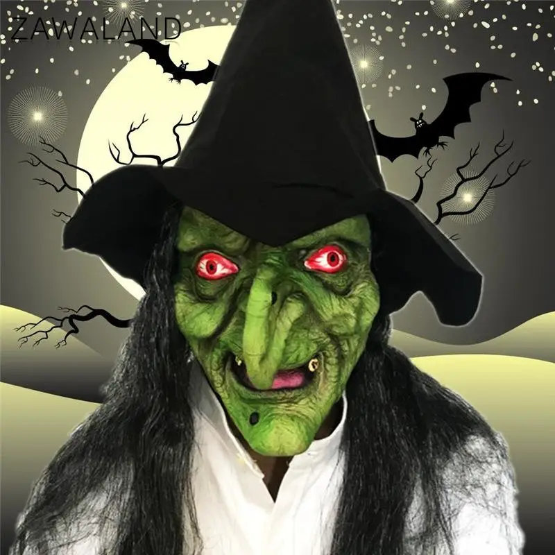 Zawaland Хэллоуин Страшная маска ведьмы со шляпой Взрослый костюм с длинными волосами Аксессуары Ужасы Косплей Реквизит для вечеринки Головной убор для выступлений
Zawaland Хэллоуин Страшная маска ведьмы со шляпой Взрослый костюм с длинными волосами Аксессуары Ужасы Косплей Реквизит для вечеринки Головной убор для выступлений