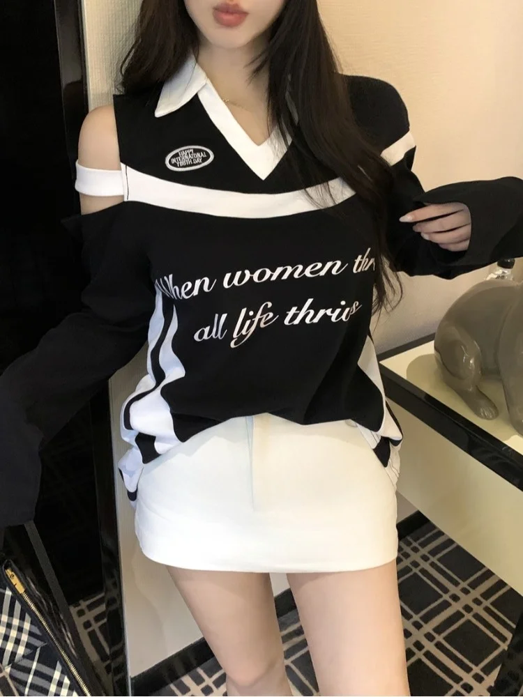 Warm Fleece Lined Long Sleeve Neck T-Shirt Women's Autumn Winter American Style Shoulder Bared Base Shirt Inner Wear
Warm Fleece Lined Long Sleeve Neck T-Shirt Women's Autumn Winter American Style Shoulder Bared Base Shirt Inner Wear