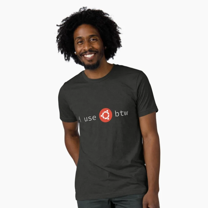 i use ubuntu btw 100% cotton printed tee Funny Developer Gift t shirt for Software Engineer Graphic clothes All size Tops
i use ubuntu btw 100% cotton printed tee Funny Developer Gift t shirt for Software Engineer Graphic clothes All size Tops