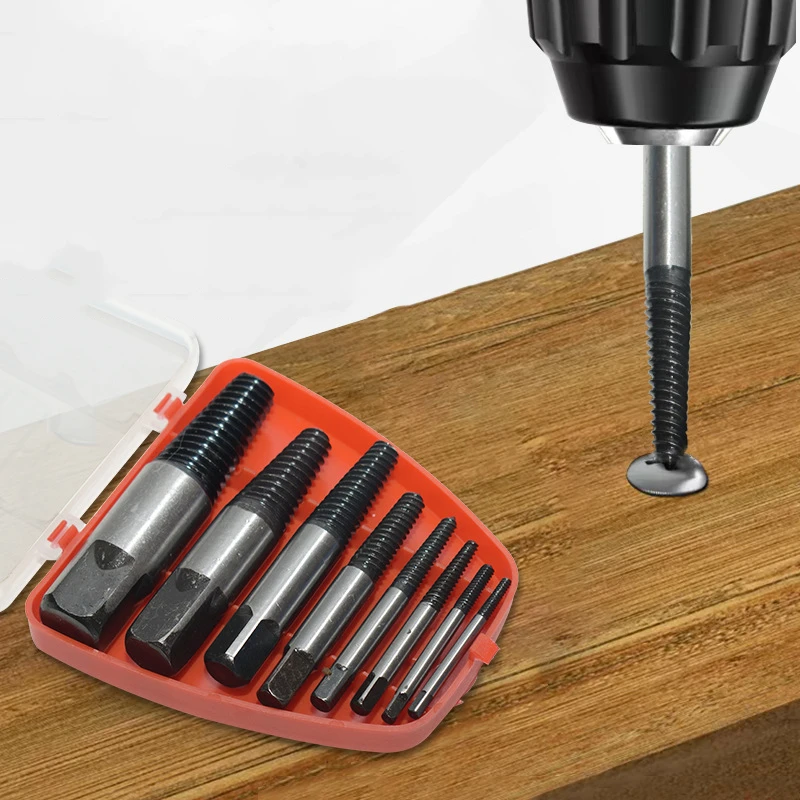 8PCS Electric Drill Screw Thread Extractor Set - Hole Drilling Screw Removal Tool for Water Pipe Break Wire Anti Tooth Tap
8PCS Electric Drill Screw Thread Extractor Set - Hole Drilling Screw Removal Tool for Water Pipe Break Wire Anti Tooth Tap