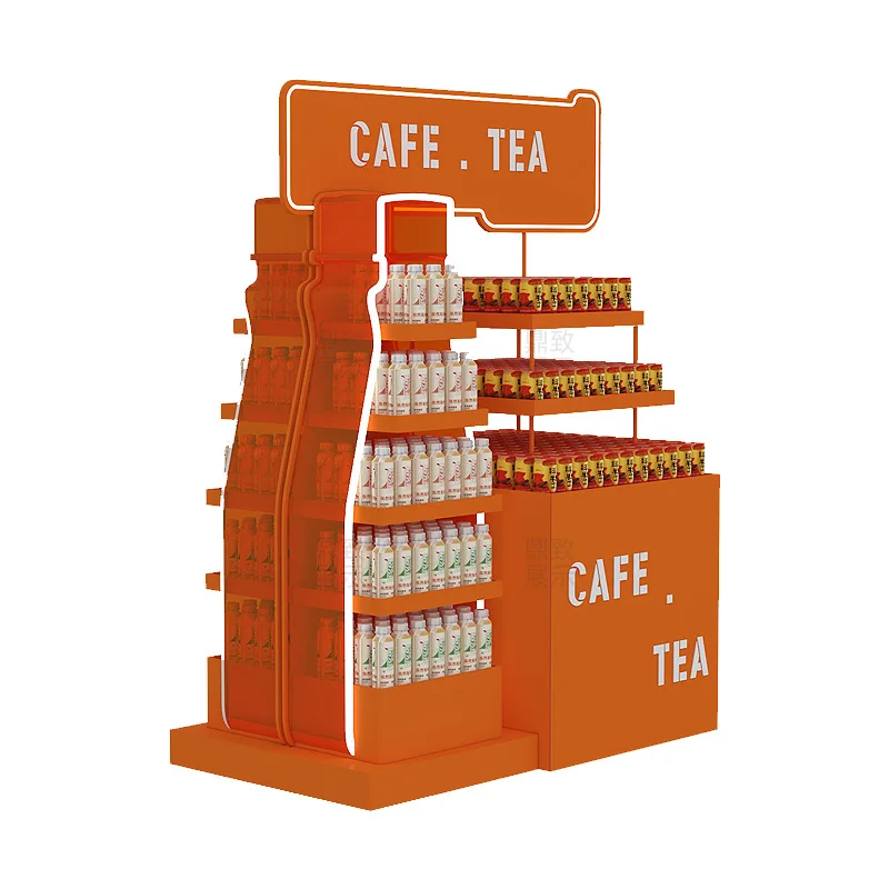 Promotional shelves for milk, beverages, daily necessities, paper milk powder, and island display stands
Promotional shelves for milk, beverages, daily necessities, paper milk powder, and island display stands