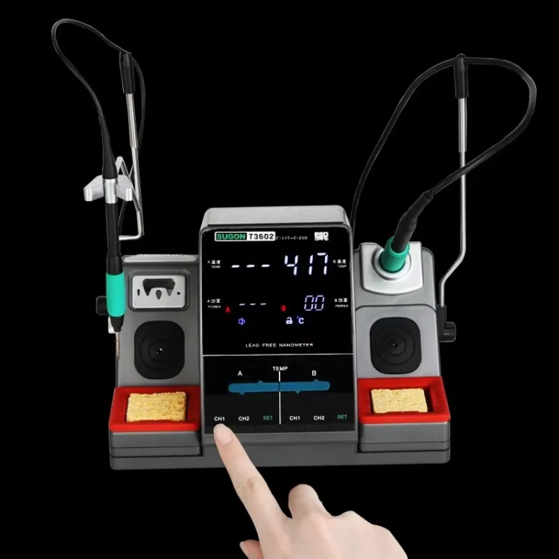 Double Work Position 2 in 1 Heat Air Soldering Iron With Digital Display Welding Table Station for Phone Repair Mobile Rework
Double Work Position 2 in 1 Heat Air Soldering Iron With Digital Display Welding Table Station for Phone Repair Mobile Rework