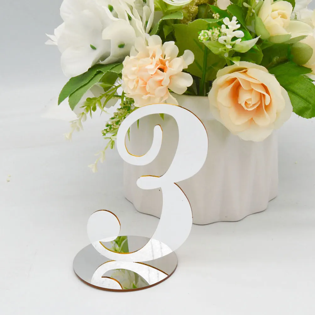 10 Pcs Acrylic Table Numbers Digital Seat Cards Wedding Restaurant Bar Cafe Numbers Reusable Silver BT050 0 9
10 Pcs Acrylic Table Numbers Digital Seat Cards Wedding Restaurant Bar Cafe Numbers Reusable Silver BT050 0 9