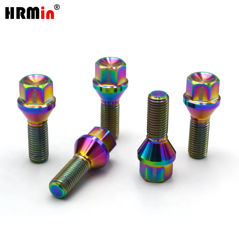 HRMin Rim bolt Lug boltcar Gr.5 titanium Conical seat wheel hub bolt titanium bolt lug bolt M14*1.5*28-45mm for refitted VW AUDI
HRMin Rim bolt Lug boltcar Gr.5 titanium Conical seat wheel hub bolt titanium bolt lug bolt M14*1.5*28-45mm for refitted VW AUDI