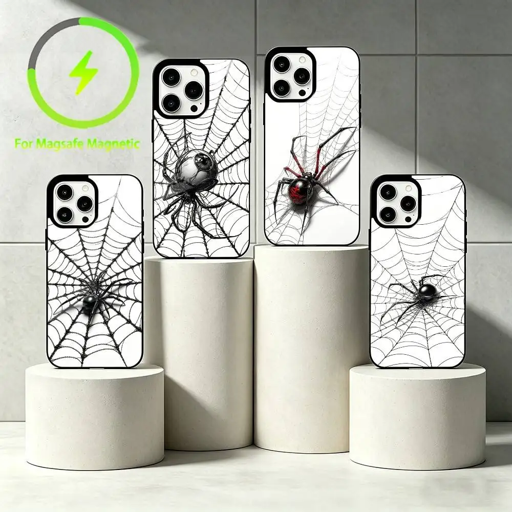 3D spider Phone Case For iPhone 17 16 15 14 13 12 Pro Max Plus for Mirror Wireless Magnetic Cover
3D spider Phone Case For iPhone 17 16 15 14 13 12 Pro Max Plus for Mirror Wireless Magnetic Cover