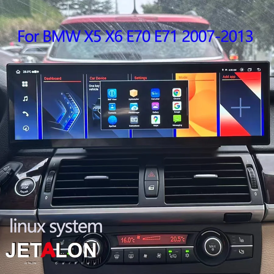 14.9 Inch Carplay Car Stereo for BMW X5 E70 X6 E71 2007-2013 CCC CIC Android Auto GPS Navi Touch Screen Car Multimedia Head Unit
14.9 Inch Carplay Car Stereo for BMW X5 E70 X6 E71 2007-2013 CCC CIC Android Auto GPS Navi Touch Screen Car Multimedia Head Unit