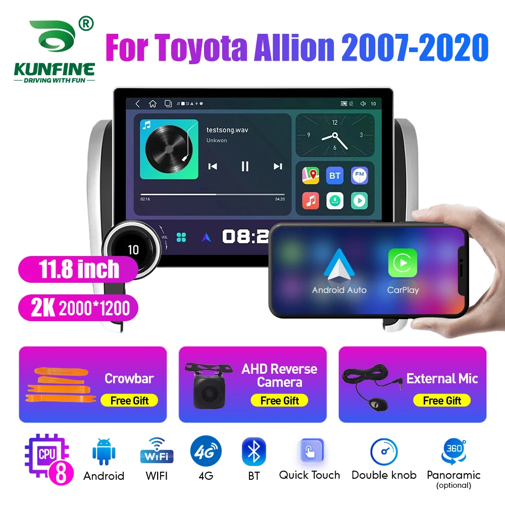 11.8 Inch 2K Double Knobs 2 Din Car Radio For Honda Allion 2007-2020 Car Radio DVD Multimedia Video Player Android Auto Carplay
11.8 Inch 2K Double Knobs 2 Din Car Radio For Honda Allion 2007-2020 Car Radio DVD Multimedia Video Player Android Auto Carplay