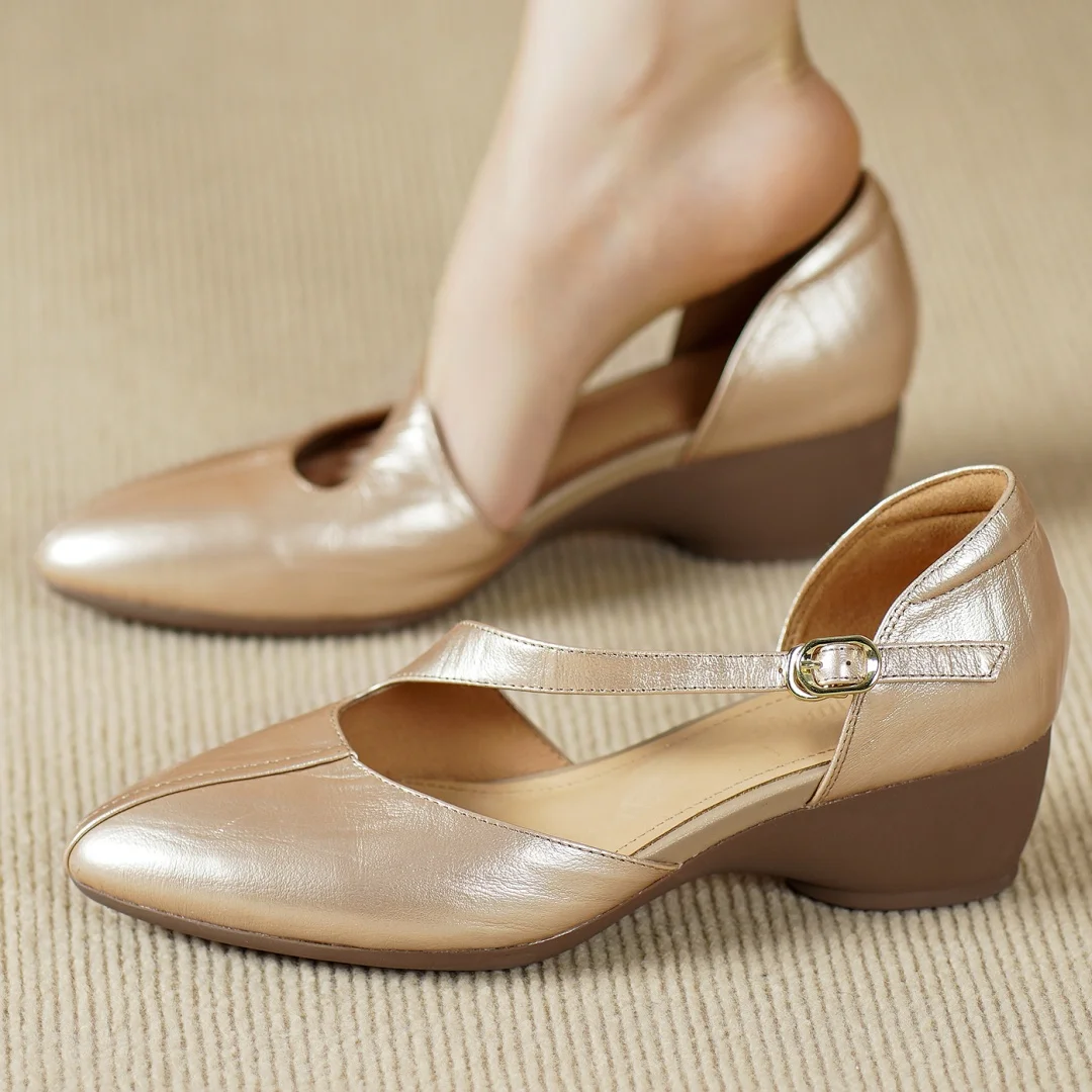Women's cow leather narrow band cross strap pointed toe slip-on sandals 4.5cm thick med heel casual female summer pumps shoes
Women's cow leather narrow band cross strap pointed toe slip-on sandals 4.5cm thick med heel casual female summer pumps shoes