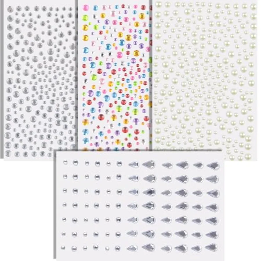 Face Gems - Self Adhesive Body Glitter Hair Jewelry Tattoos Rhinestones Earrings Nail Jewels for Women - Gem Stickers Halloween
Face Gems - Self Adhesive Body Glitter Hair Jewelry Tattoos Rhinestones Earrings Nail Jewels for Women - Gem Stickers Halloween
