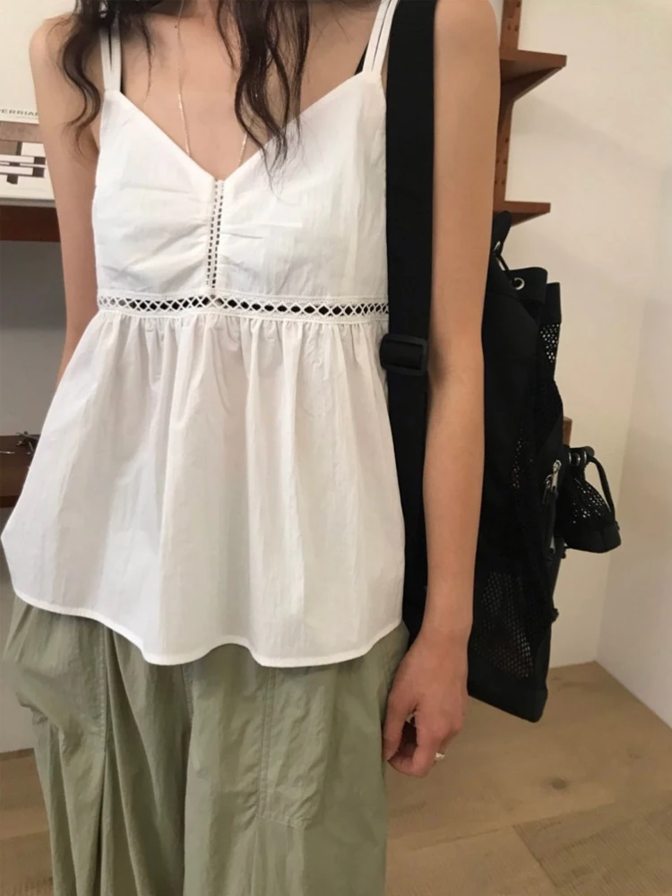 Chic V-Ne Strapl Vest Women's Summer Faionable Agel Svel Top Commute Loose Fit ort Length Color
Chic V-Ne Strapl Vest Women's Summer Faionable Agel Svel Top Commute Loose Fit ort Length Color