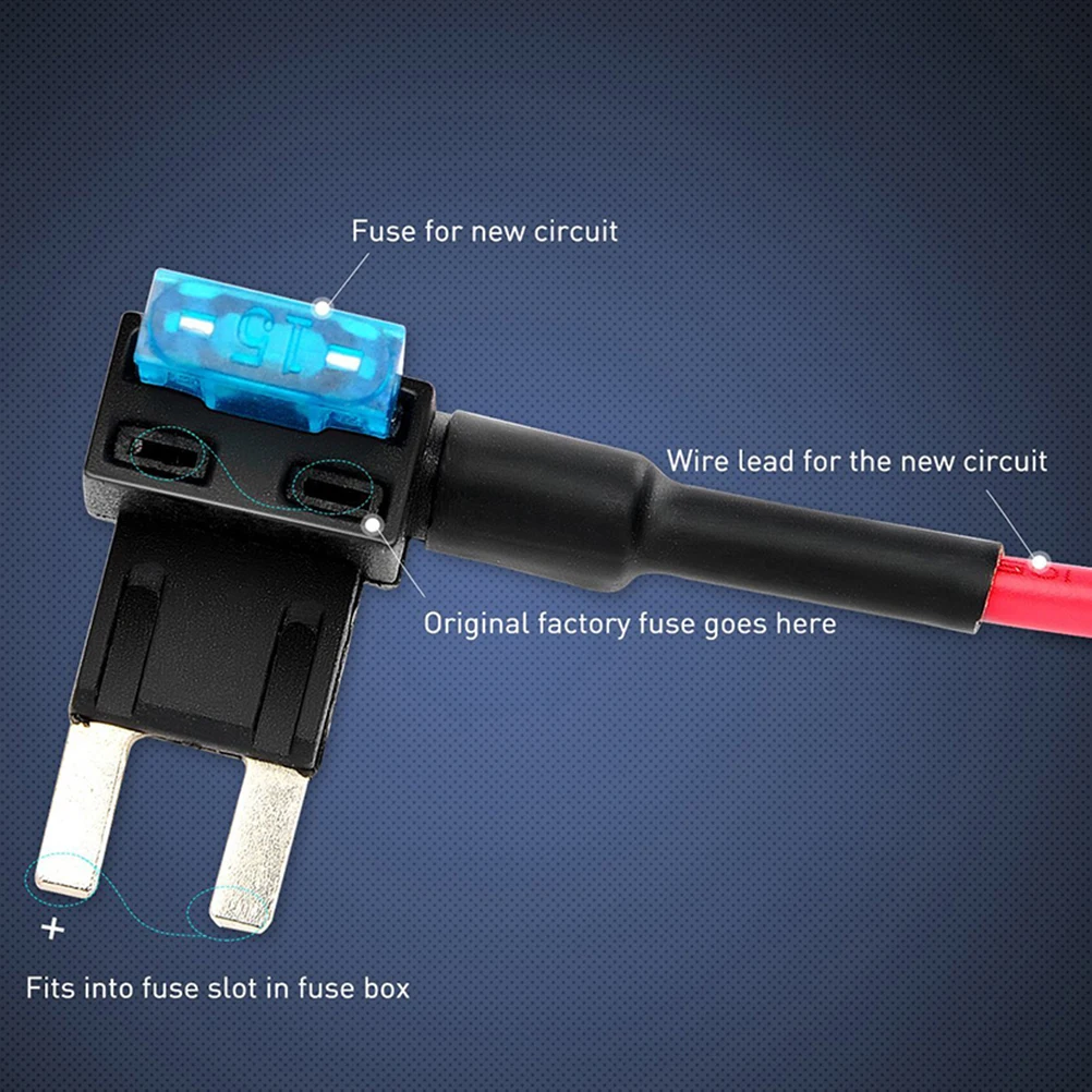 6Pcs Flat Plug Fuse 5a Cable Power Tap Acs Standard Car Adapter 32V Max Voltage Dual Circuit Backup Fuse Holder 
6Pcs Flat Plug Fuse 5a Cable Power Tap Acs Standard Car Adapter 32V Max Voltage Dual Circuit Backup Fuse Holder