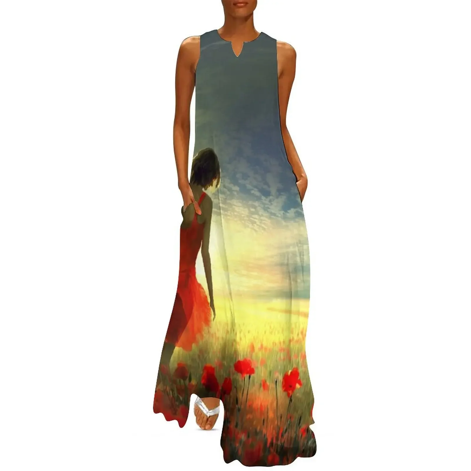 Floating Fields Long Dress evening dresses women Beachwear Dress for girls dresses for special events Dress 
Floating Fields Long Dress evening dresses women Beachwear Dress for girls dresses for special events Dress