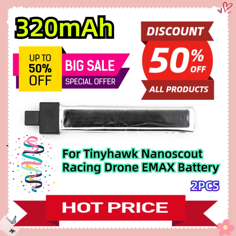 For Tinyhawk Nanoscout Racing Drone EMAX 320mAh Battery
For Tinyhawk Nanoscout Racing Drone EMAX 320mAh Battery
