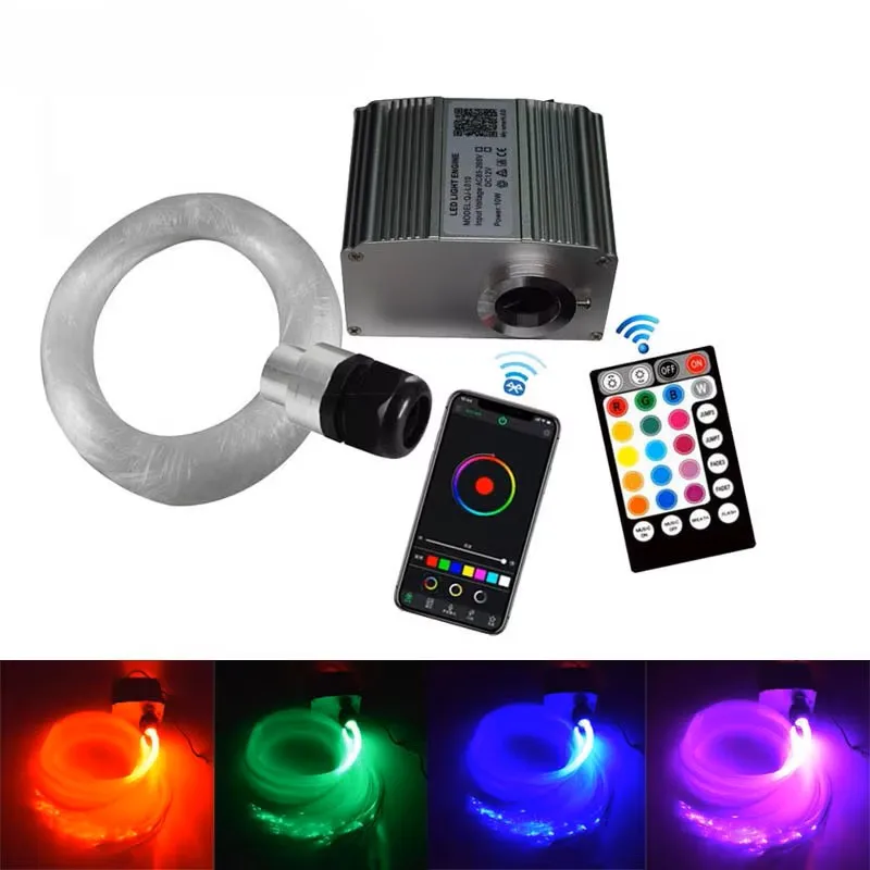 10W Twinkle Bluetooth APP Smart Control Optical Fiber LED Lighting Music Control Car Star LED Light Kit For Car Ceiling Light
10W Twinkle Bluetooth APP Smart Control Optical Fiber LED Lighting Music Control Car Star LED Light Kit For Car Ceiling Light
