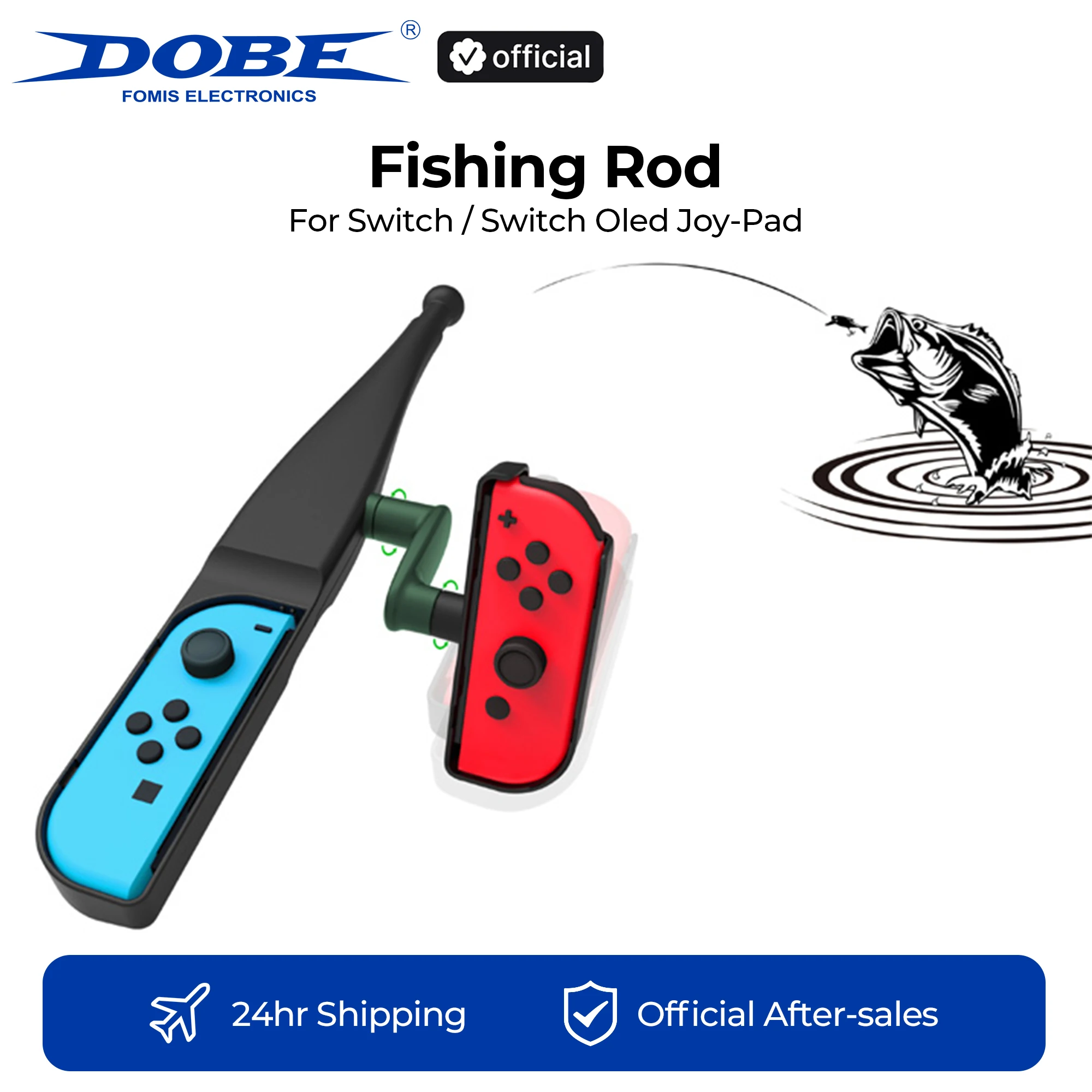 DOBE Fishing Rod for Switch/Switch Oled Joy-Con, Fish Game Kit for Legendary Fishing/Fishing Star World Tour/The Strike
DOBE Fishing Rod for Switch/Switch Oled Joy-Con, Fish Game Kit for Legendary Fishing/Fishing Star World Tour/The Strike