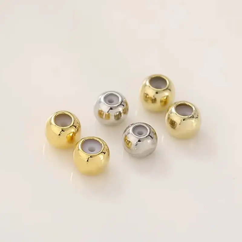 14K18K Gold Wrapped with Silicone Positioning Beads Adjustable Beads Handmade DIY Bracelet Necklace Jewelry Material Accessories
14K18K Gold Wrapped with Silicone Positioning Beads Adjustable Beads Handmade DIY Bracelet Necklace Jewelry Material Accessories