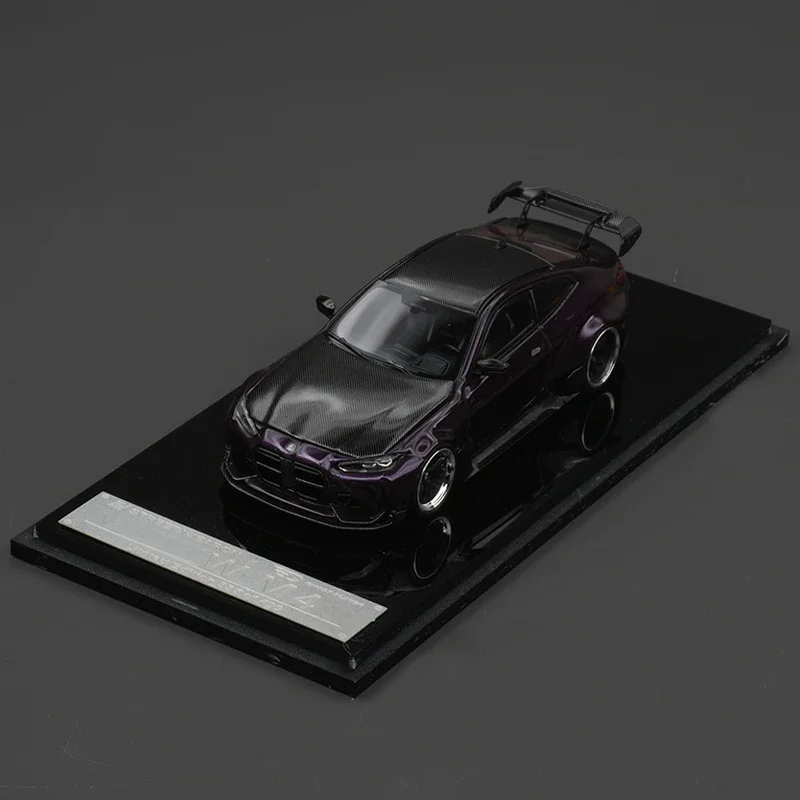 SW New G82 M4 1:64 Competition Silvery Purple Carbon Pattern Engine Hood Diecast Diorama Car Model Collection
SW New G82 M4 1:64 Competition Silvery Purple Carbon Pattern Engine Hood Diecast Diorama Car Model Collection