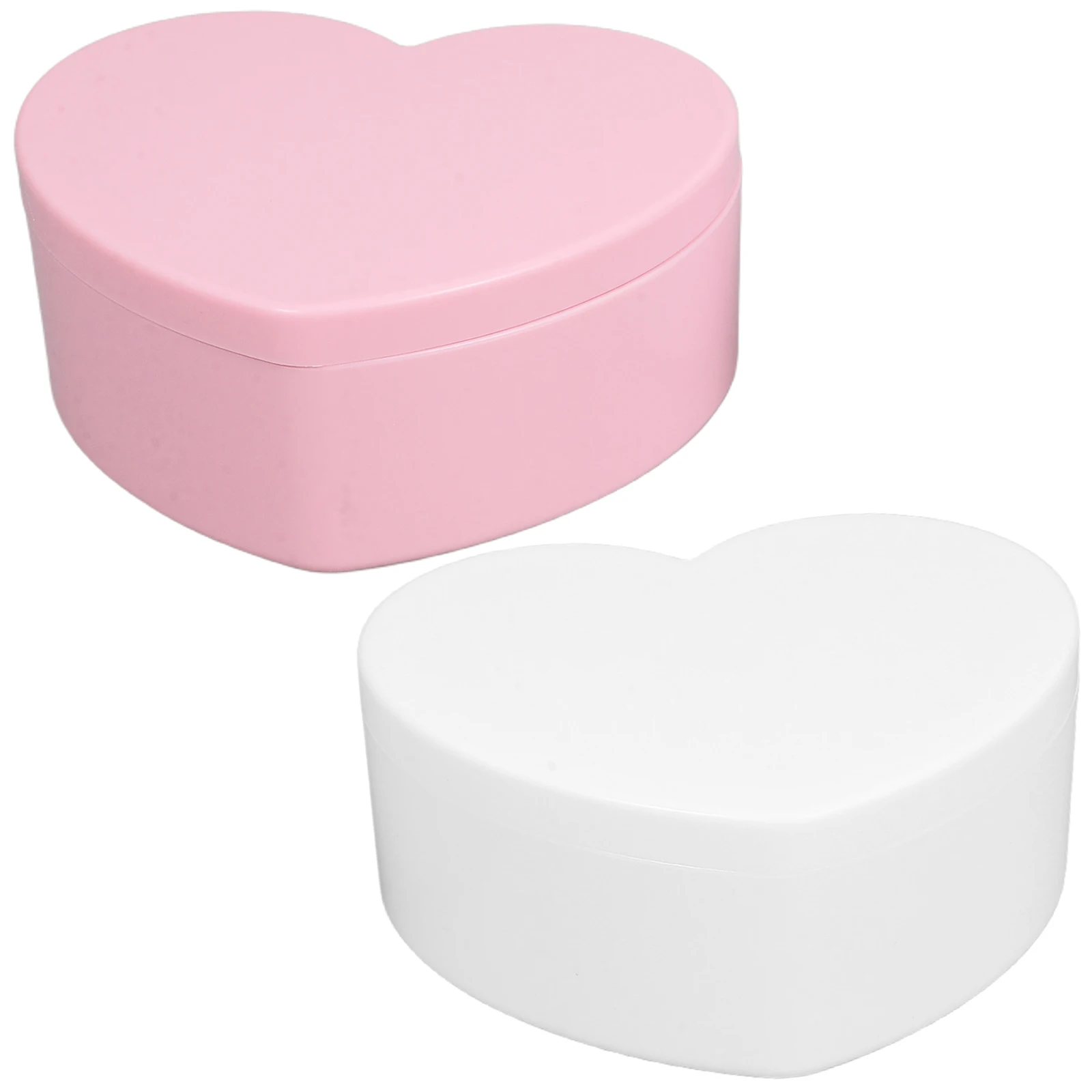 2 Pcs Heart Shaped Jewelry Box Plastic Storage ganizer Mirror Double Layer Girls Travel Case Girly Storage Box
2 Pcs Heart Shaped Jewelry Box Plastic Storage ganizer Mirror Double Layer Girls Travel Case Girly Storage Box