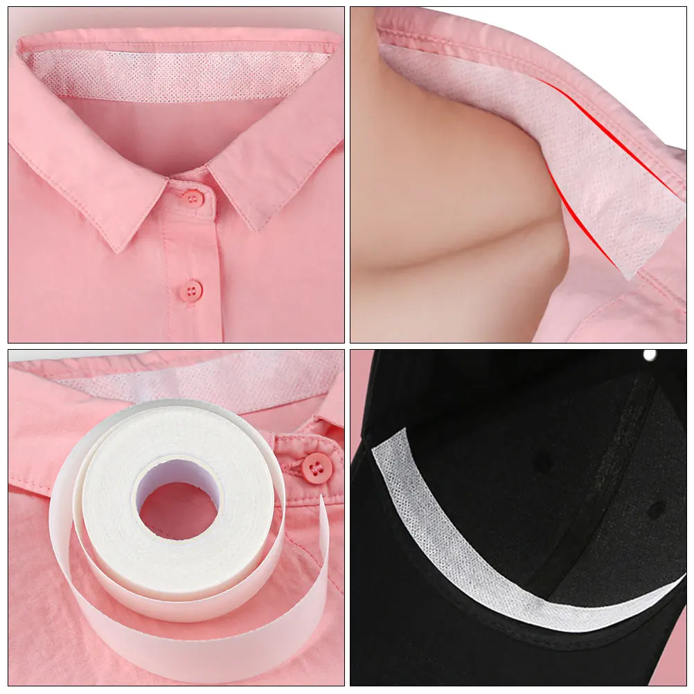 2 Rolls Hat Liner Pads Sweat Absorbing Strip Sticky Sweat Band for Caps Collar Cuffs Breathable Comfortable Portable Use
2 Rolls Hat Liner Pads Sweat Absorbing Strip Sticky Sweat Band for Caps Collar Cuffs Breathable Comfortable Portable Use