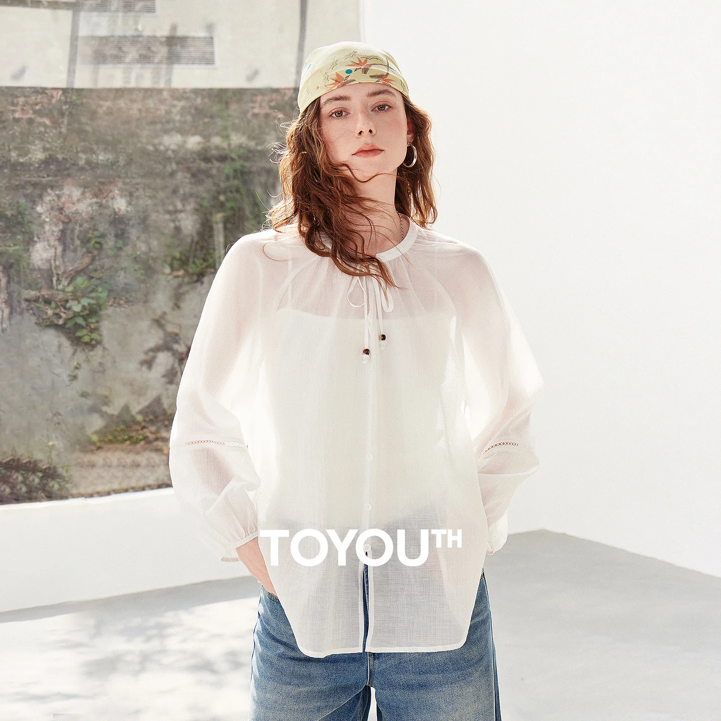 TOYOUTH Women Boho Lyocell Acetate Shirt 2026 Summer New Sheer Atmosphere Loose Cool Light Pullover Tops
TOYOUTH Women Boho Lyocell Acetate Shirt 2026 Summer New Sheer Atmosphere Loose Cool Light Pullover Tops