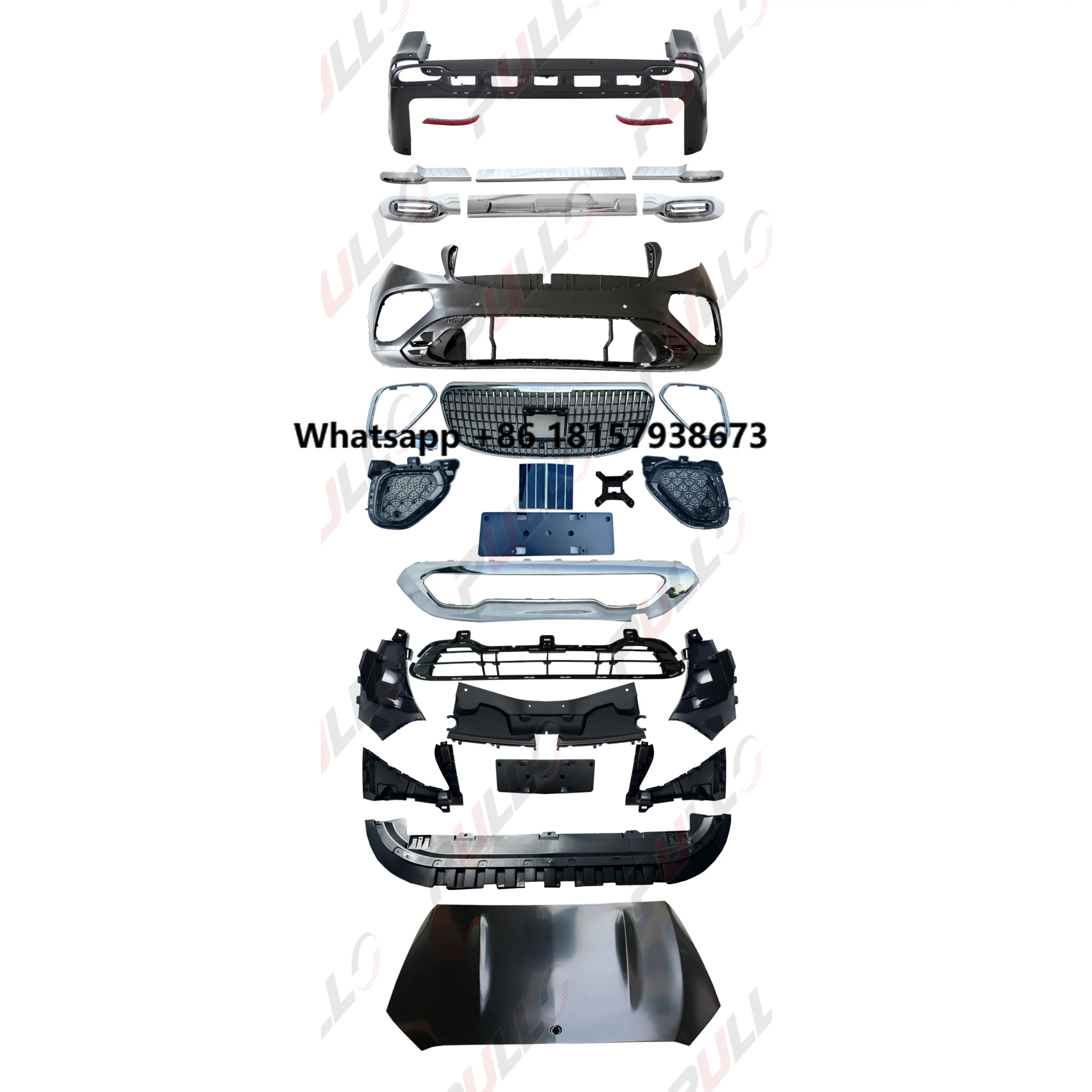 Car Bumper Body Kit for Benz W447 W448 Upgrade to 2024 GLS Style Include Front and Rear Bumper Assembly with Hood
Car Bumper Body Kit for Benz W447 W448 Upgrade to 2024 GLS Style Include Front and Rear Bumper Assembly with Hood