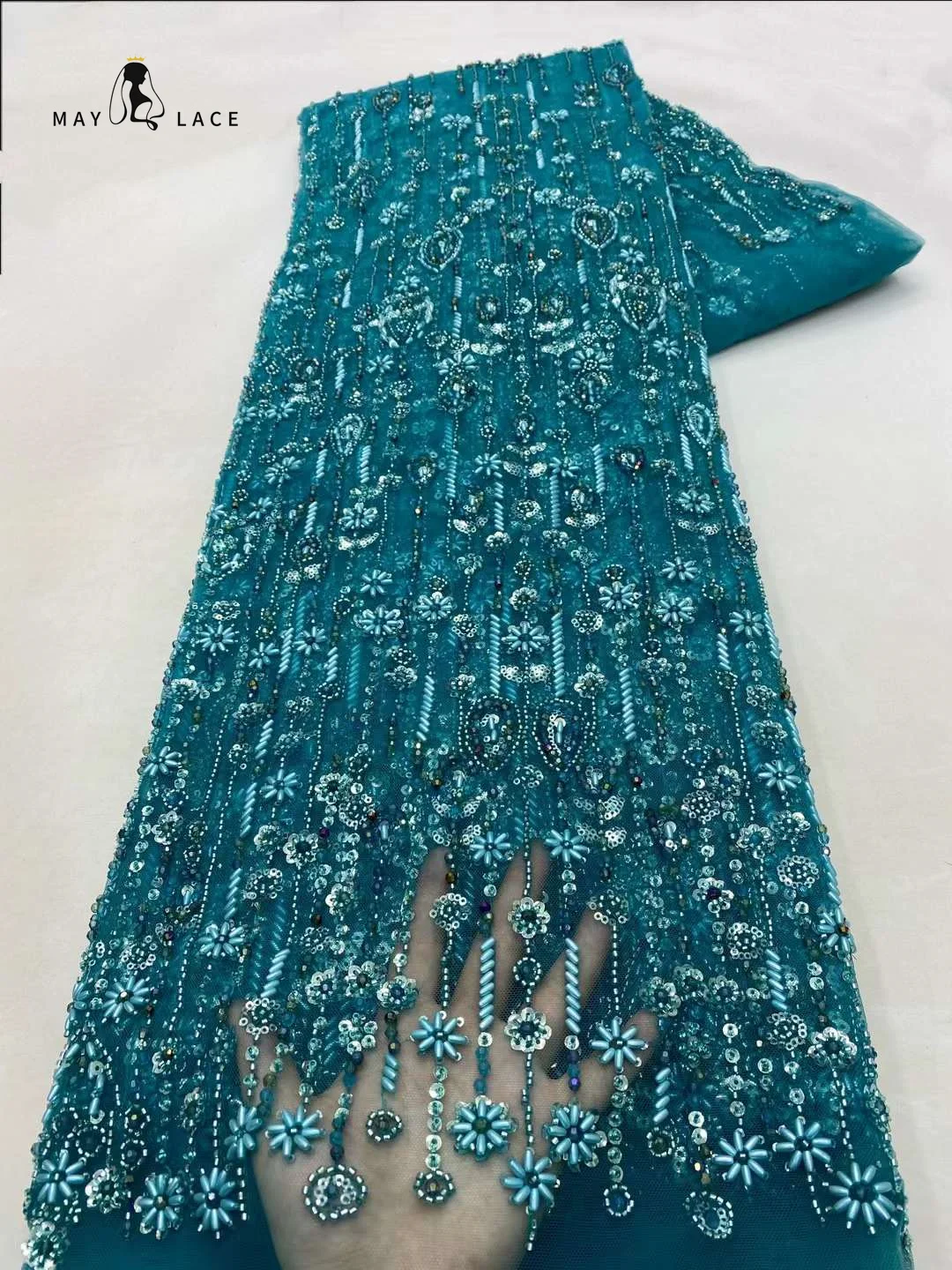 Luxury French Mesh Groom Embroidery Beaded Lace Fabric African Nigerian Sequins Lace Fabric For Wedding Dress Sewing Material
Luxury French Mesh Groom Embroidery Beaded Lace Fabric African Nigerian Sequins Lace Fabric For Wedding Dress Sewing Material