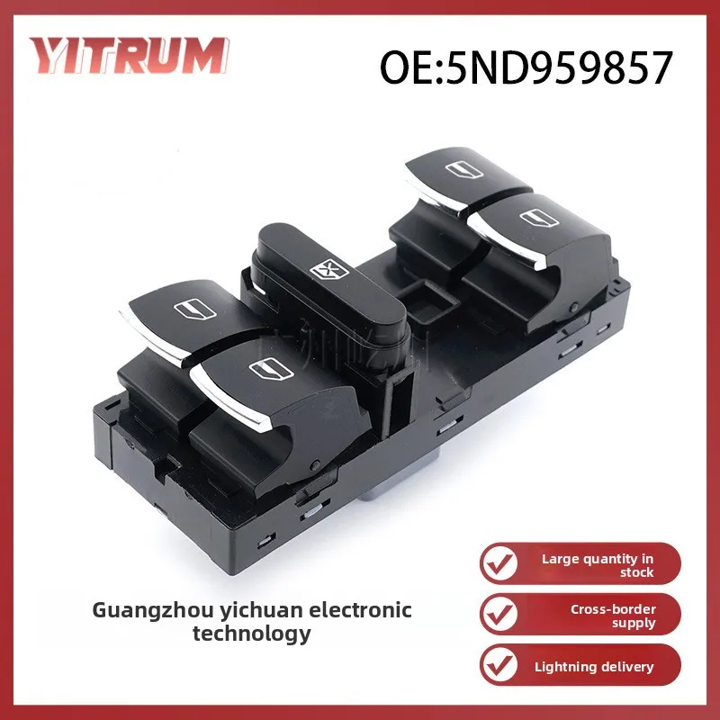 VW Tiguan Power Window Switch 5ND959857, Electric Window Control Switch Replacement
VW Tiguan Power Window Switch 5ND959857, Electric Window Control Switch Replacement