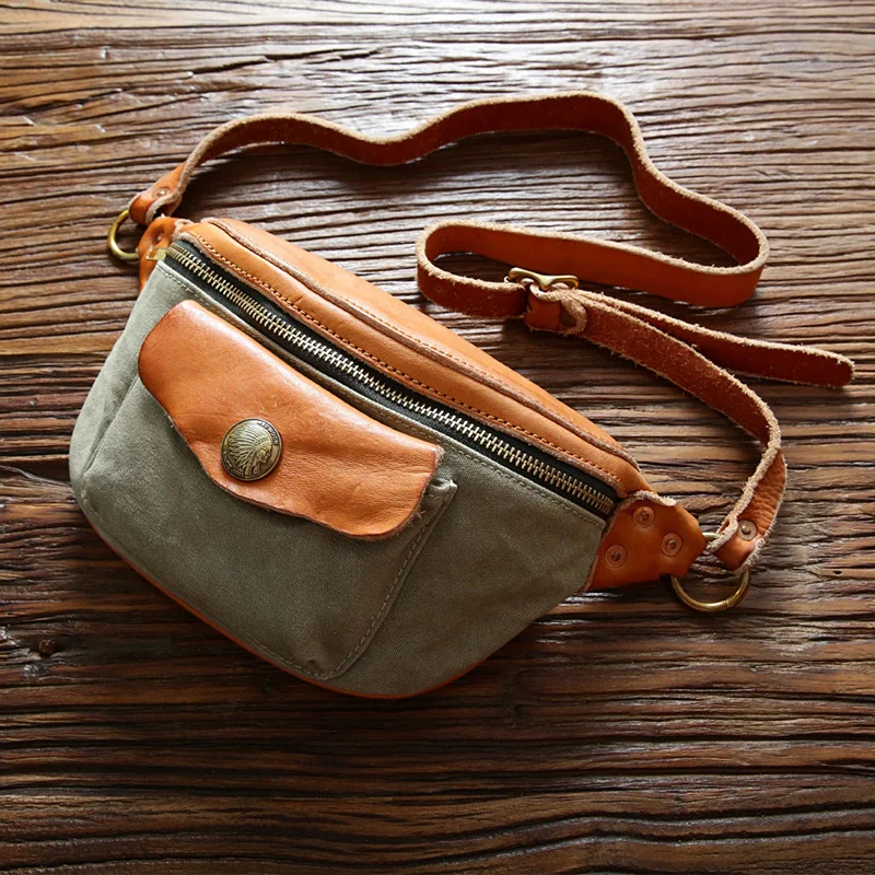 Canvas And Genuine Leather Messenger Bag For Men Luxury Vintage Casual Cowhide Small Travel Shoulder Crossboday Chest Bags Male
Canvas And Genuine Leather Messenger Bag For Men Luxury Vintage Casual Cowhide Small Travel Shoulder Crossboday Chest Bags Male