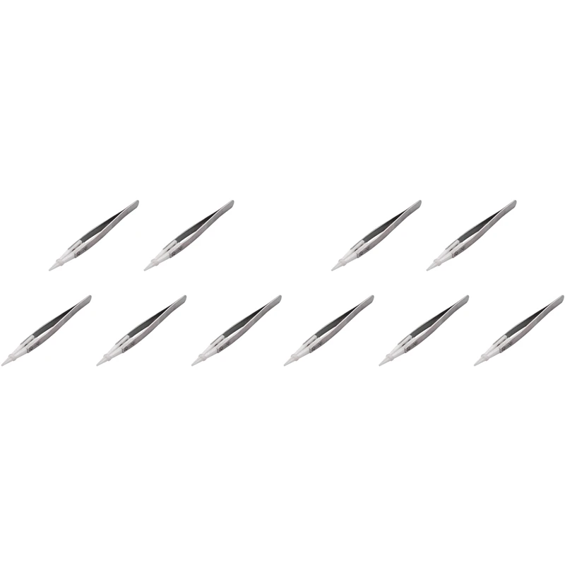 10X Ceramic Tweezers With Stainless Steel Handle Refractory Acid-Resistant Pointed Tweezers
10X Ceramic Tweezers With Stainless Steel Handle Refractory Acid-Resistant Pointed Tweezers