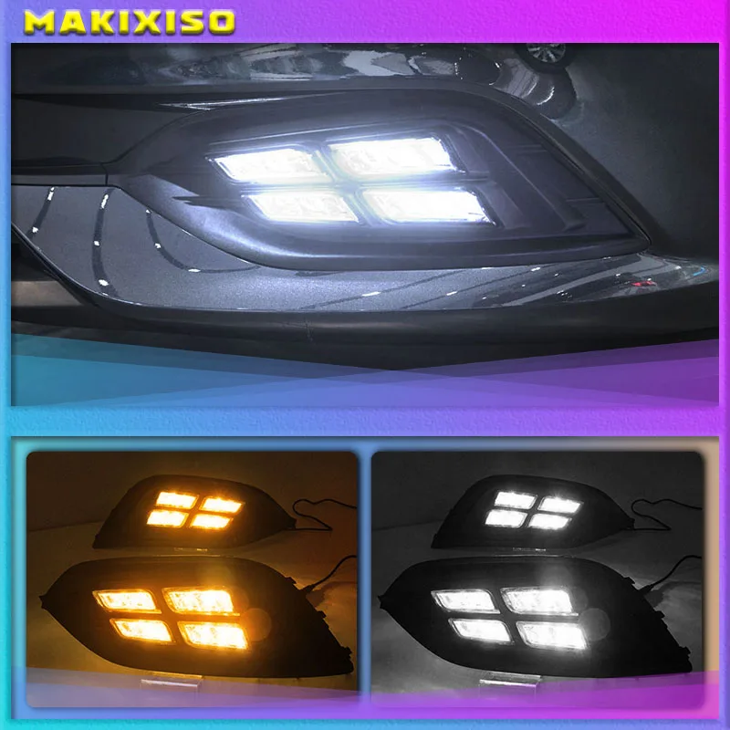 1 set LED DRL Daytime Running Lights Daylight With Turn Yellow Signal For Buick Opel Grand Sport 2017 2018 12V ABS
1 set LED DRL Daytime Running Lights Daylight With Turn Yellow Signal For Buick Opel Grand Sport 2017 2018 12V ABS