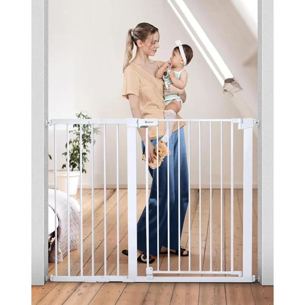 Extra Tall 36 Wide Auto-Close Pet Gate, Adjustable 29.5-48.8 for Stairs, White
Extra Tall 36 Wide Auto-Close Pet Gate, Adjustable 29.5-48.8 for Stairs, White
