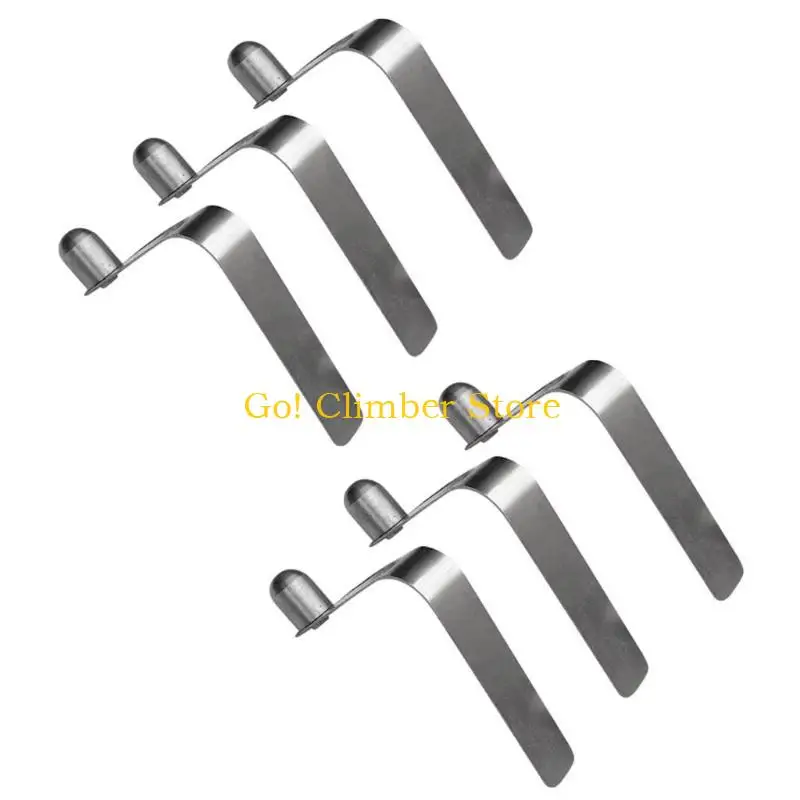 Q84C 6Pcs Kayak Paddles Spring Button Clip Stainless Steel Push Button Clip Tent Poles Push Button Spring Clip Enduring
Q84C 6Pcs Kayak Paddles Spring Button Clip Stainless Steel Push Button Clip Tent Poles Push Button Spring Clip Enduring