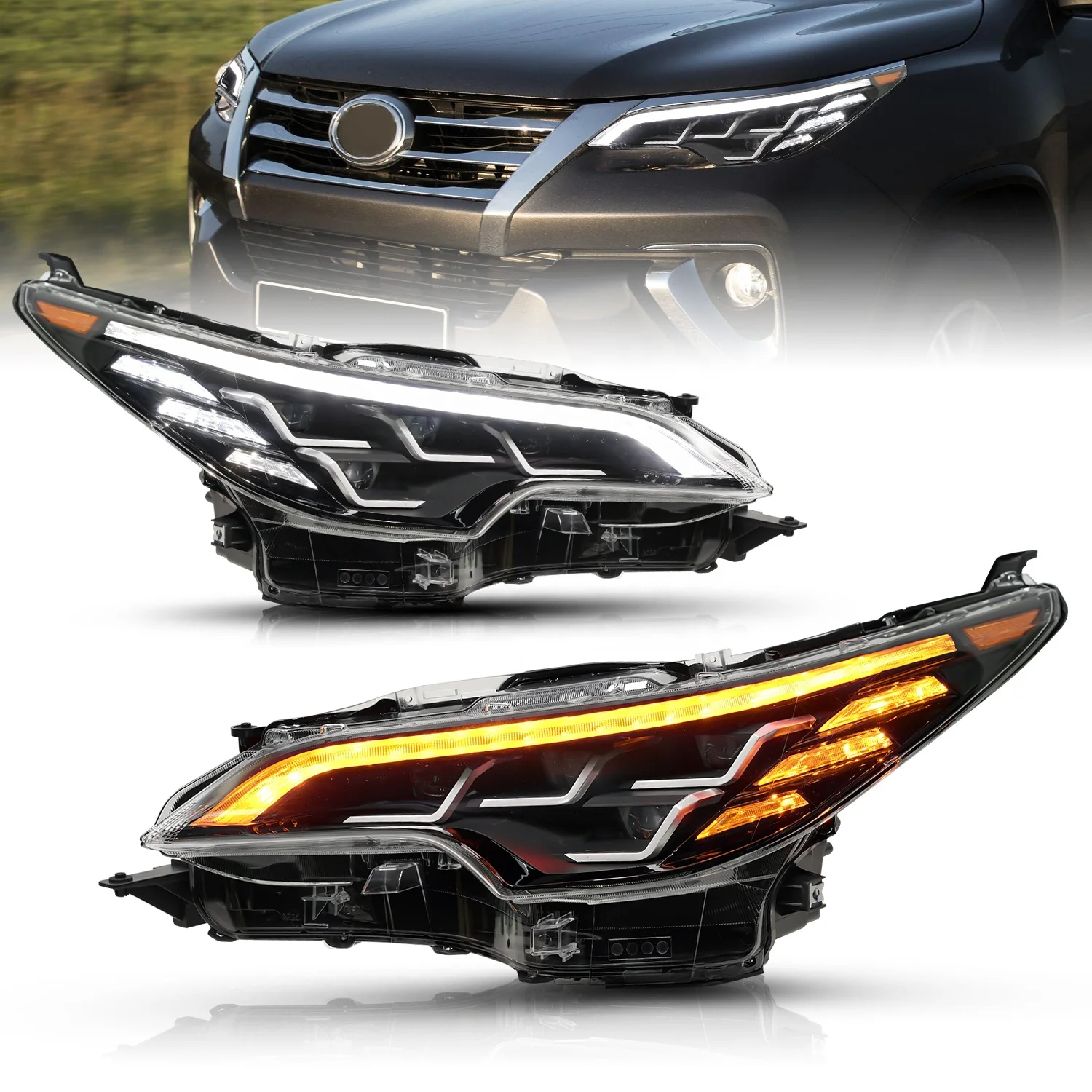 Архаическая передняя фара с лампочками для автомобильных фар Fortuner 2016-2020
Архаическая передняя фара с лампочками для автомобильных фар Fortuner 2016-2020