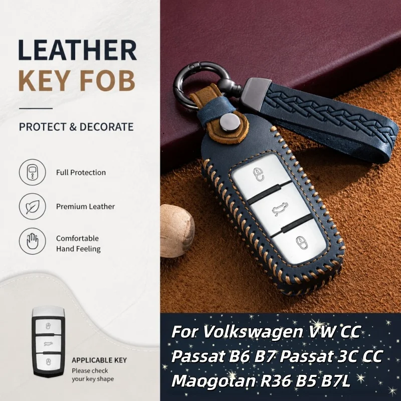Car Key Case Cover for Volkswagen VW CC Passat B6 B7 Passat 3C CC Maogotan R36 B5 B7L Leather Protector Auto Accessories
Car Key Case Cover for Volkswagen VW CC Passat B6 B7 Passat 3C CC Maogotan R36 B5 B7L Leather Protector Auto Accessories