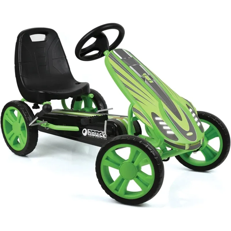Hauck Speedster Pedal Go-Kart for Kids Ages 4-8 with Adjustable Bucket Seat, Large Front Plate, Handbrake
Hauck Speedster Pedal Go-Kart for Kids Ages 4-8 with Adjustable Bucket Seat, Large Front Plate, Handbrake