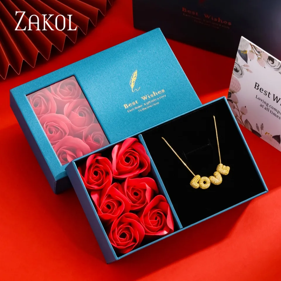 ZAKOL Exquisite Cubic Zirconia Letters Customized Nnecklace DIY Initial Letter Name Charm Pendant Luxury Jewelry With Gift Box
ZAKOL Exquisite Cubic Zirconia Letters Customized Nnecklace DIY Initial Letter Name Charm Pendant Luxury Jewelry With Gift Box