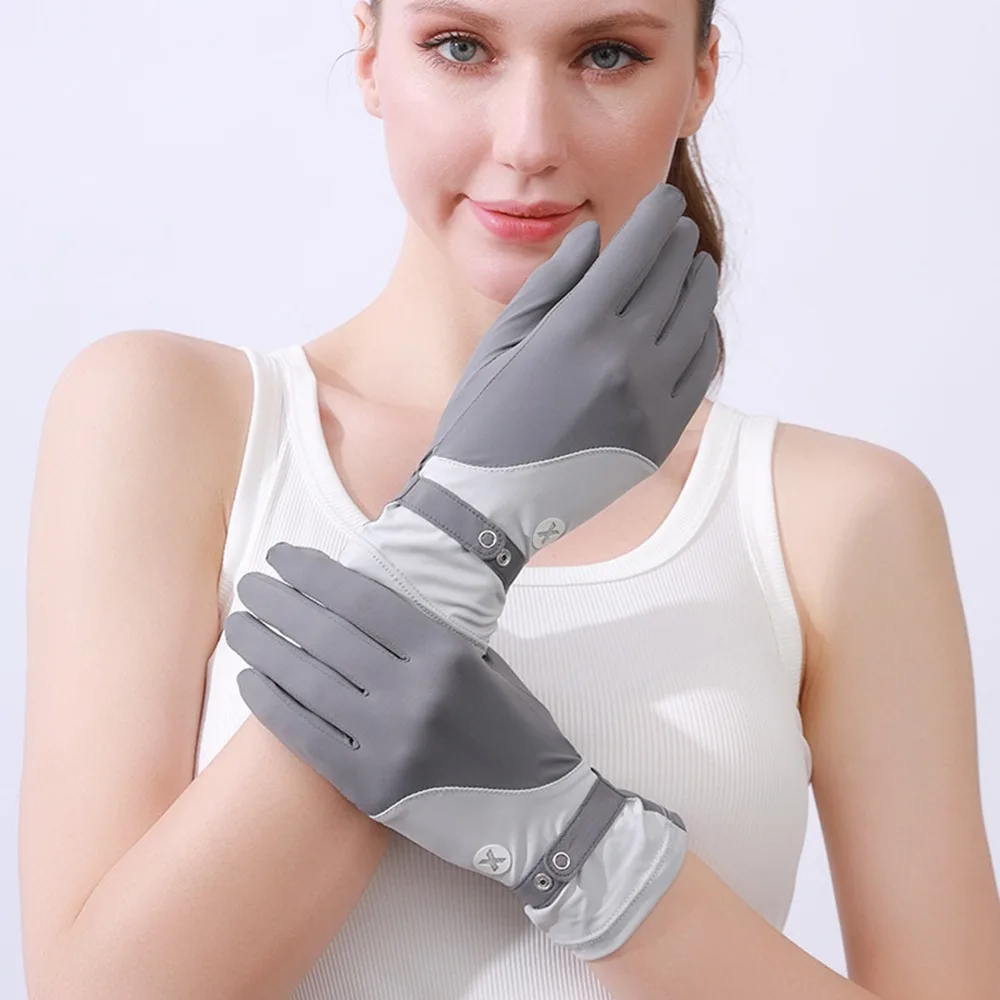 Ice Silk Women Sunscreen Gloves Breathable Anti-UV Sun Protection Riding Gloves Non Slip Quick Dry Summer Driving Mittens Girl
Ice Silk Women Sunscreen Gloves Breathable Anti-UV Sun Protection Riding Gloves Non Slip Quick Dry Summer Driving Mittens Girl